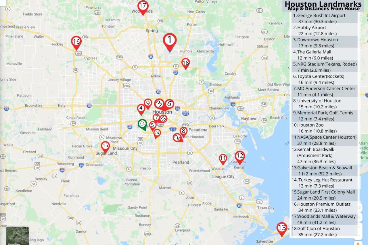 Rodeo, Grb, Nrg, Galleria, Medical Center, Mm Park, Galveston - Breakwood Houston Bagian luar foto